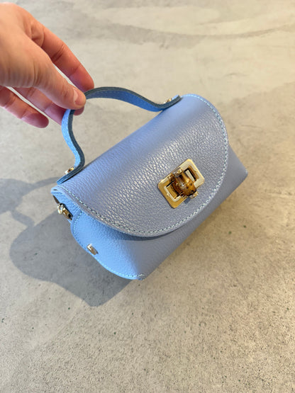 Borsa mini in pelle con tracolla