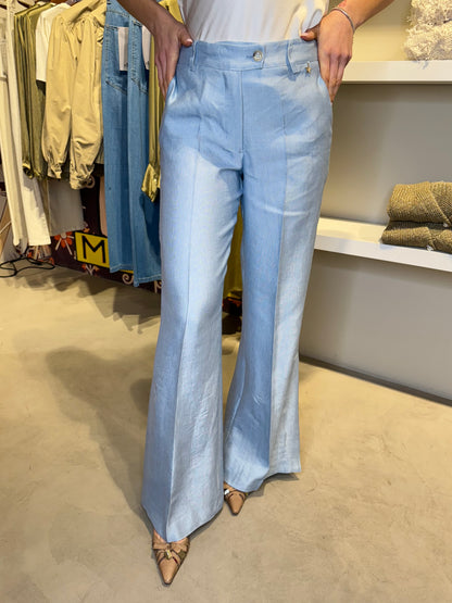 PANTALONE MISTO LINO