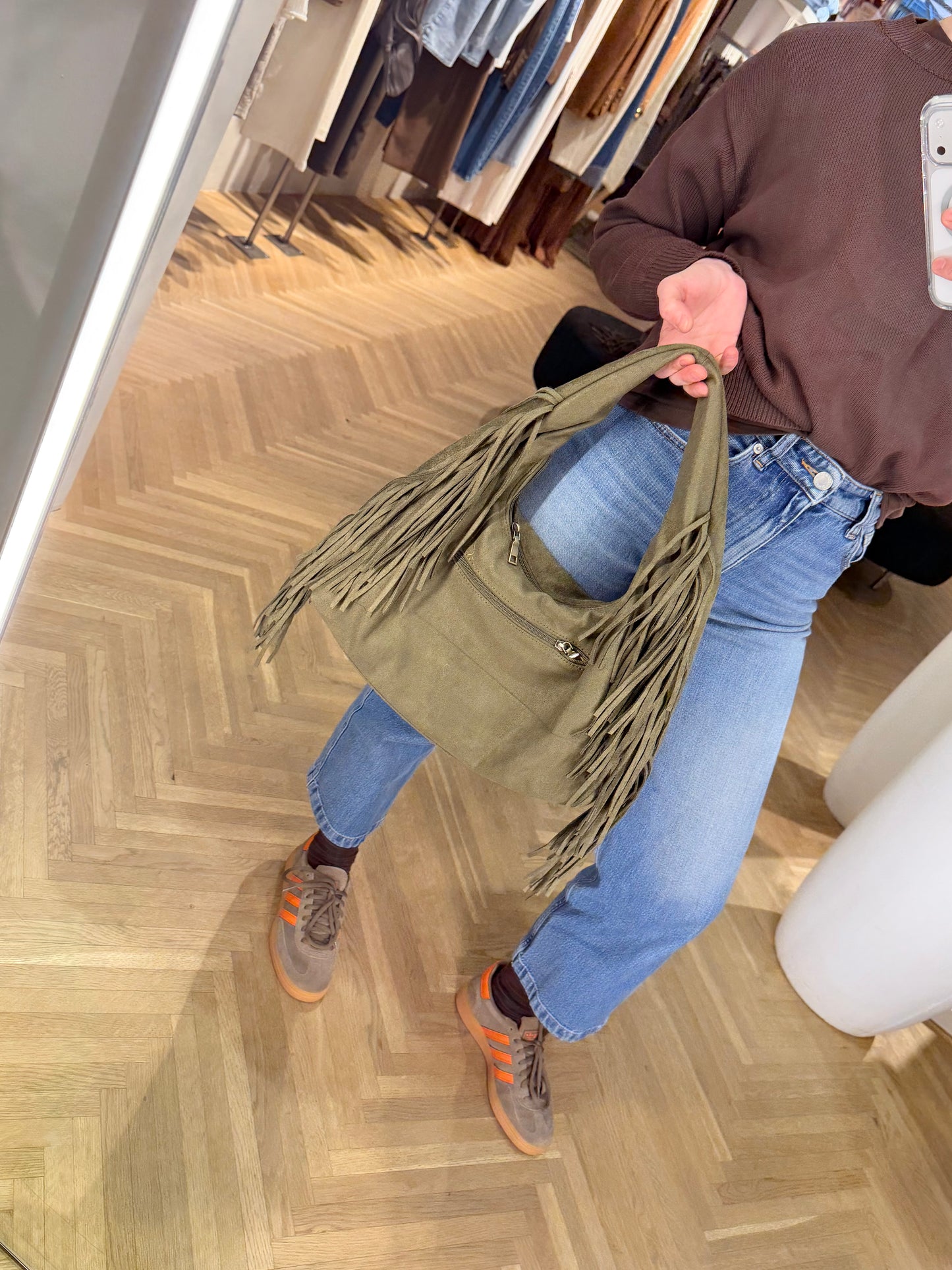 Borsa con frange