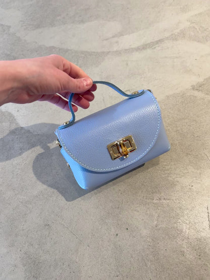 Borsa mini in pelle con tracolla